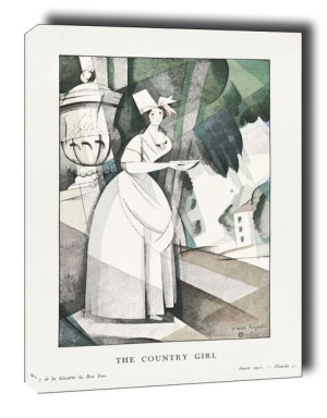 The country girl - obraz na płótnie 60x80 cm