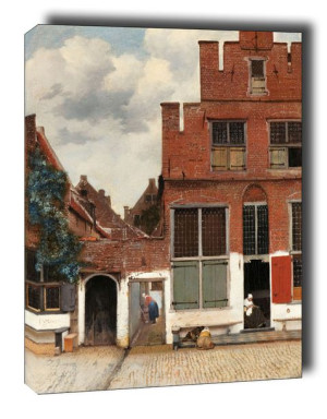 The Little Street - obraz na płótnie 60x80 cm