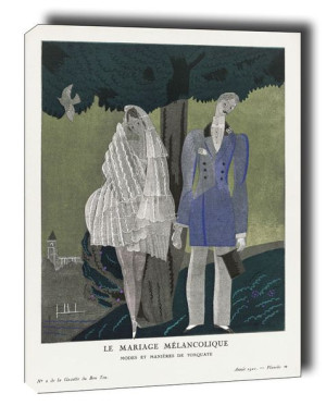 The melancholy marriage, Modes et Manières de Torquate - obraz na płótnie 6