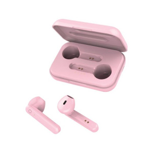 Forever słuchawki bluetooth TWE-110 Earp z etui ładującym różowy