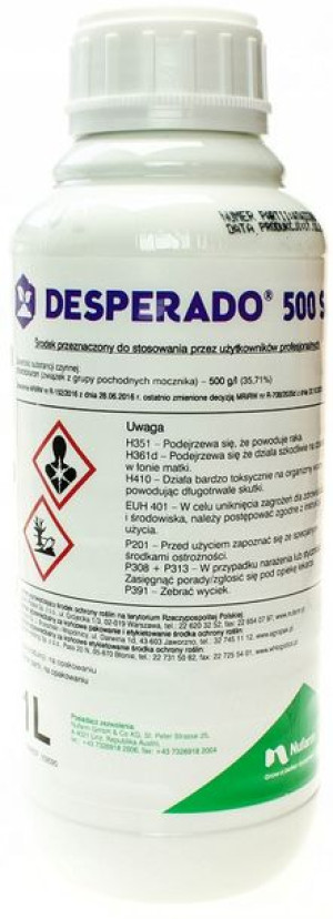 Desperado 500 Sc 1l Oprysk Chwasty Miotła Zboża Ozime / Zamiennik Lentipur