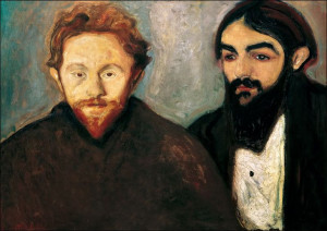 Paul Herrmann and Paul Contard, Edward Munch - plakat 42x59,4 cm