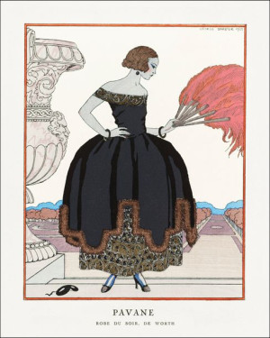 Pavane, George Barbier - plakat 40x60 cm