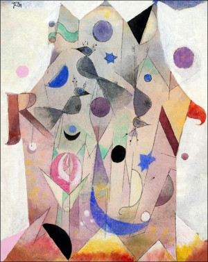 Persische Nachtigallen, Paul Klee - plakat 40x50 cm