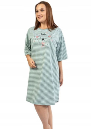 Koszula Nocna bawełniana Vienetta + Size 3XL 52 54