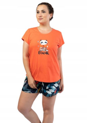 Piżama Damska Vienetta bawełniana +Size 2XL 48 50