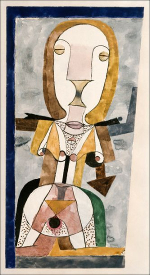Popular Wall-Painting, Paul Klee - plakat 50x70 cm
