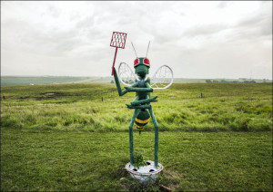 Porter Sculpture Park in South Dakota., Carol Highsmith - plakat 42x29,7 cm