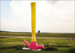 Porter Sculpture Park in South Dakota., Carol Highsmith - plakat 29,7x21 cm