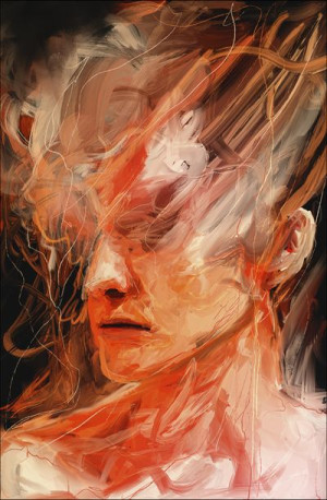 Portret I - plakat premium 59,4x84,1 cm