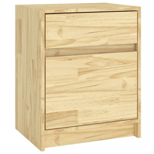Szafka nocna, 40x31x50 cm, lite drewno sosnowe