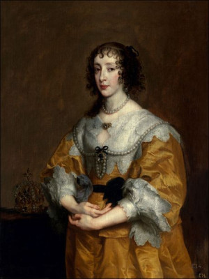 Queen Henrietta Maria, Anthony van Dyck - plakat 40x60 cm