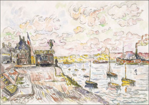 Quilleboeuf, Paul Signac - plakat 50x40 cm
