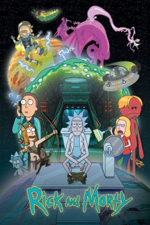 Rick and Morty Toilet Adventure - plakat 61x91,5 cm