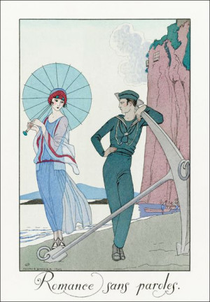 Romance sans paroles, George Barbier - plakat 40x50 cm