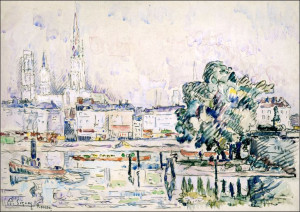 Rouen, Paul Signac - plakat 30x20 cm