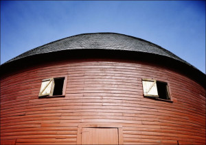 Round Barn, Arcadia, Oklahoma., Carol Highsmith - plakat 80x60 cm