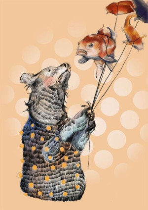 Rybki - plakat 21x29,7 cm