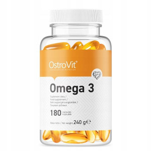 OSTROVIT OMEGA 3 180k KWASY TŁUSZCZOWE witaminy