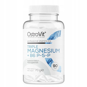 OstroVit Triple Magnesium + B6 P-5-P magnez 90k