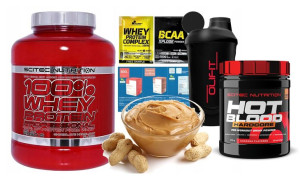 Scitec 100% Whey Protein Professional 2350g+6xgift