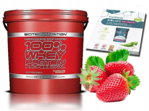 Scitec 100% Whey Protein Professional 5000g +gift
