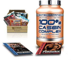 Scitec - 100% Casein Complex 2350g + GRATISY