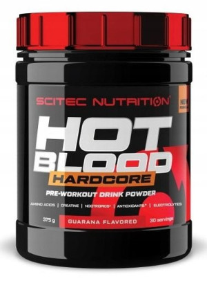 Scitec Hot Blood Hardcore 375g Przedtreningówka