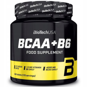Biotech Bcaa + B6 340 tabs AMINOKWASY