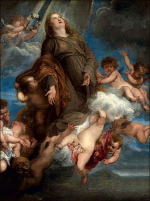 Saint Rosalie Interceding for the Plague-stricken of Palermo, Anthony van D