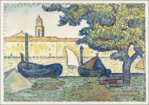 Saint–Tropez, Paul Signac - plakat 100x70 cm