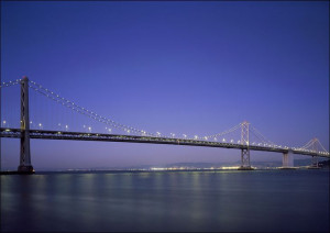 San Francisco Oakland Bay Bridge, Carol Highsmith - plakat 84,1x59,4 cm