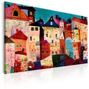 Obraz - Artystyczne miasto [Rozmiar: 120X80]