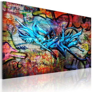 Obraz - Anonymous graffiti [Rozmiar: 120X80]