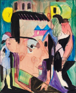Self-Portrait, Ernst Ludwig Kirchner - plakat 61x91,5 cm