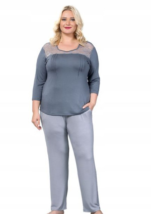 Piżama Damska Angel Secret Wiskoza 4XL 56 58 **