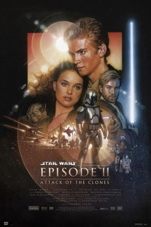 Star Wars Gwiezdne Wojny Atak Klonów - plakat 61x91,5 cm