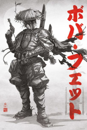 Star Wars Gwiezdne Wojny Boba Fett Visions Da-ku Saido - plakat 61x91,5 cm