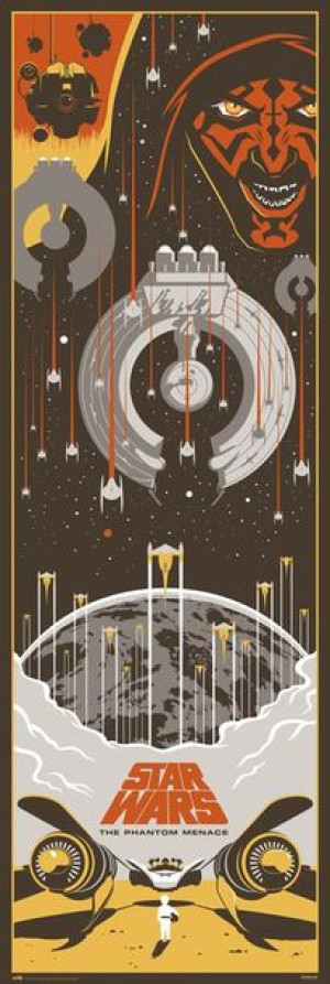 Star Wars Gwiezdne Wojny Część I Mroczne Widmo - plakat 53x158 cm