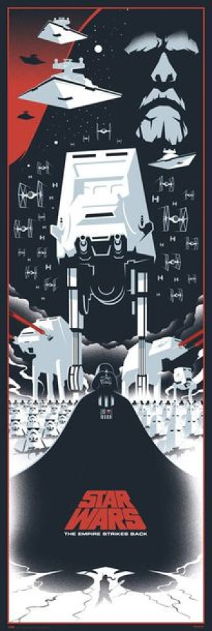 Star Wars Gwiezdne Wojny Część V Imperium Kontratakuje - plakat 53x158 cm