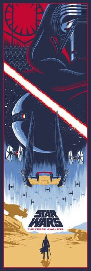 Star Wars Gwiezdne Wojny Część VII Przebudzenie Mocy - plakat 53x158 cm