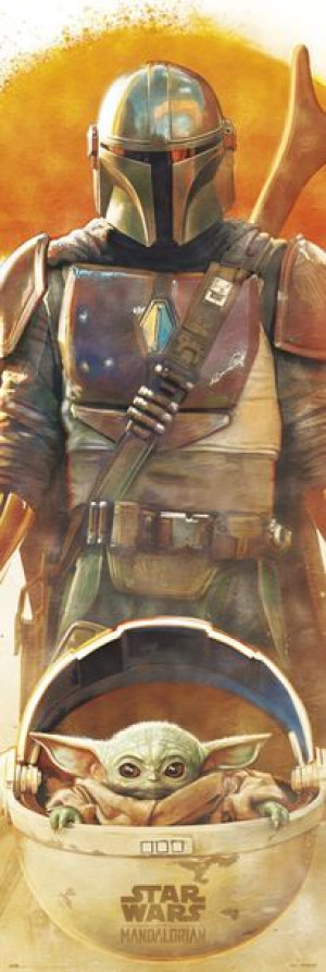 Star Wars The Mandalorian Gwiezdne Wojny - plakat 53x158 cm