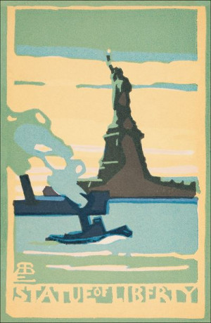 Statue of Liberty, Rachael Robinson Elmer - plakat 59,4x84,1 cm