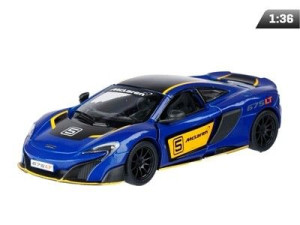 Auto Model 1:36, Kinsmart, McLaren 675LT, niebieski