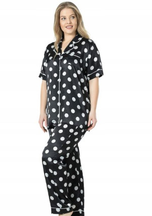 Piżama damska satynowa Vienetta 1XL 44 46 +Size