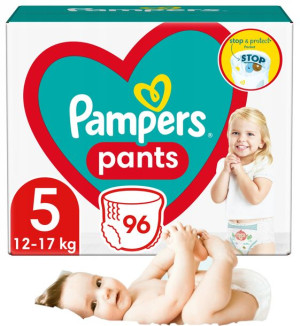 Pampers Pieluchomajtki Pants 5 Pieluszki 96szt Gratis +gratis