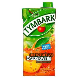 Pakiet 5szt Tymbark Napój pomarańcza brzoskwinia 1L
