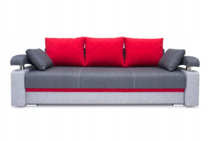 Kanapa wersalka sofa MILANO chromowane wstawki