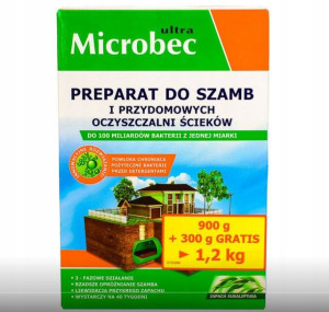 MICROBEC bakterie do szamba oczyszczalni 1,2kg