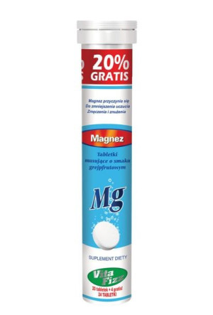 Pakiet 7szt VITA FIZZ MAGNEZ 20 musujące tabletki